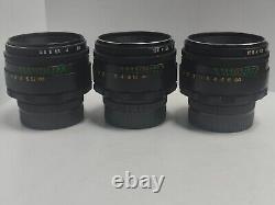 3 pieces HELIOS 44-2 2/58 USSR Russian Lens M42 mount Zenit(#2)