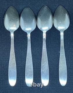 4x Vintage Russian USSR Soviet-era. 875 Silver And Enamel Teaspoons Rare Colors