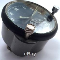 60-ChP Russian USSR Military Air Force Aircraft Cockpit Clock MIG/SU IN US#856