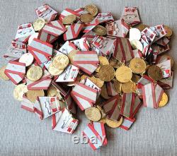 60 years of the armed forces Set of 100 Military USSR Soviet russian medals+doc