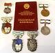 6 Ussr Soviet Russian Set Matherhood Medal, Maternal Glory Order, Mother Heroine