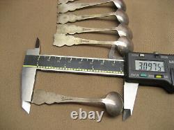 6 VTG? Soviet CCCP USSR Russian 3 Small Ladles Condiment Spoons withBox Nice