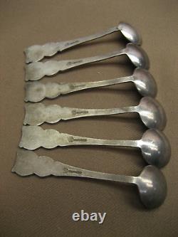 6 VTG? Soviet CCCP USSR Russian 3 Small Ladles Condiment Spoons withBox Nice