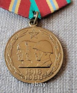 70 years of the armed forces Set of 100 USSR Soviet russian military medals+doc