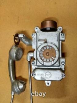 70ies Vintage BUNKER MINE Wall Phone TA-200 Soviet Union Russian USSR 70s Tasha