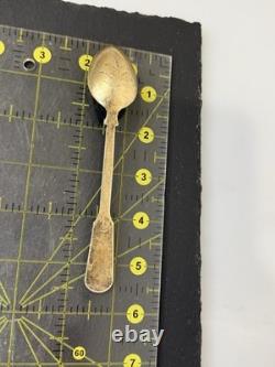 875 Vtg SET OF 6 SILVER TEA SPOONS URSS SOVIET Union Russian