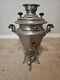 Antique Soviet Wood Fired Samovar Carbon Ethnic Russian Ussr Soviet