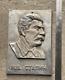 Antique Stalin Plate Russian Soviet Ussr Decor Interiror Aluminum Wall Old 20th