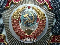 Authenic Russian Soviet HONOR BADGE MEDAL USSR award 50 years UDSSR order CCCP