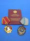 Authentic Soviet Russian Lenin Set Order Badge Gold & Platinum Medals #283703