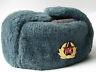 Authentic Soviet Ushanka, Russian Fur Hat + Badge, Ussr Army Soldier Winter Caps