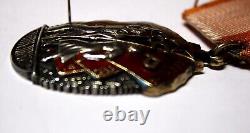 Authentic USSR Soviet Russian Order Of The Badge Of Honor Rare Flat Back #134