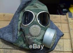 Authentic Vintage Russian GAS MASK PMK-3 Soviet USSR Russian Army Mega Full Set