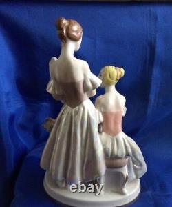 Ballet dancers ballerina Soviet USSR russian porcelain figurine Vintage 5740 e