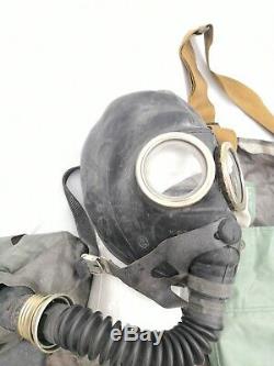 Black Ip5 Commanders Russian Gas Mask Rebreather Ip5 Ip-5 Soviet Fetish Rare