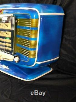 Blue snake VINTAGE RADIO ZVEZDA 54 TUBE RADIO Russian Soviet USSR