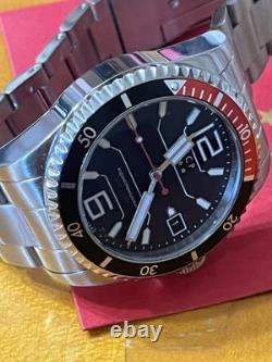 CCCP Alfa 200 Diver CP-7081-11 Wristwatch Black Russian Ussr Stainless Steel