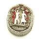 Cccp Soviet Union Russian Ussr Wwii Badge Honor Medal Ring Box Sterling Silver