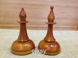 Chess Set Big Giant Wooden Russian Soviet Vintage 50-60's Made in USSR Very Rare