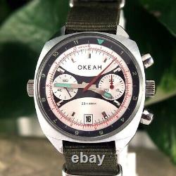 Chronograph OCEAN Poljot Watch Soviet Russian Vintage USSR Sturmanskie Cal 3133