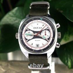 Chronograph OCEAN Poljot Watch Soviet Russian Vintage USSR Sturmanskie Cal 3133