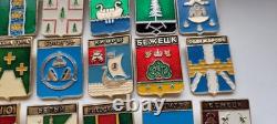City coats of arms Tver Region 25 RARE USSR Soviet russian badges pins