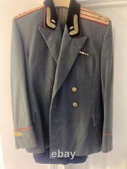 Colonel Tanker Dress Uniform Soviet Union Russian Army Ussr Coat Pants Hat Medal