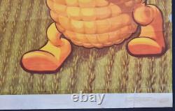 Corn Harvest In Ussr Rare Soviet Russian Farming Agriculture Propaganda Poster