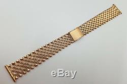 Cwb003 Russian rose Soviet USSR 14k gold men's watch bracelet Unique! Low price