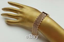 Cwb003 Russian rose Soviet USSR 14k gold men's watch bracelet Unique! Low price