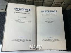 Dostoevsky Collected Works 10 Vol Set (1956) USSR Complete Russian Edition