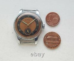 Early vintage Soviet mechanical watch Pobeda TTK-1. 3-1954. USSR