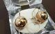 Earrings Balls Russian Gold Rose 14k 585 New Ussr Soviet Style Original100% Rare