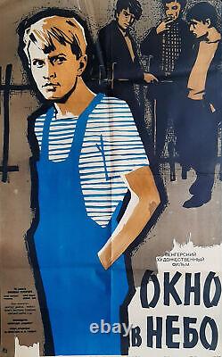 Égrenyíló Ablak 1961 Ussr Russian Soviet Hungary Crime Drama Film Movie Poster