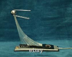 Exclusive Vintage Soviet Russian Space Sputnik Rocket Desktop Lamp USSR RARE