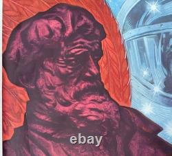 Extremely Rare Vintage USSR Russian Soviet Cosmos Propaganda Poster 1966