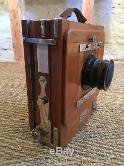 FKD 13x18cm USSR Russian Old Road Wooden Camera + Lens