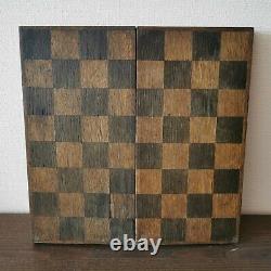 Fastship Soviet chess set 50s Russian Vintage USSR antique wooden