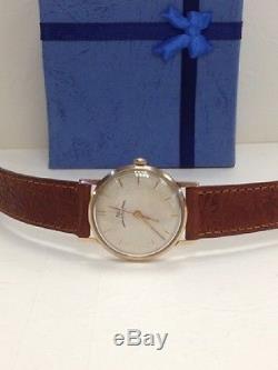 Genuine 14k Rose Gold Vintage Luch 23 Jewels Russian Ussr Men's Wind Watch Rare
