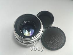 HELIOS 44 Russian KMZ SLR Lens M39 Silver White 13 blades