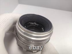 HELIOS 44 Russian KMZ SLR Lens M39 Silver White 13 blades