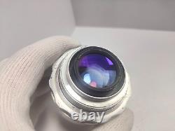 HELIOS 44 Russian KMZ SLR Lens M39 Silver White 13 blades