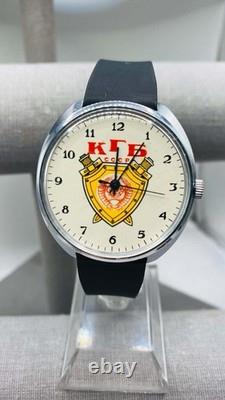 KGB CCCP Russian Vintage Watch Raketa USSR Soviet Russian Men's Wristwatch