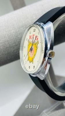 KGB CCCP Russian Vintage Watch Raketa USSR Soviet Russian Men's Wristwatch