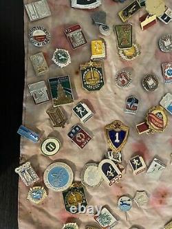 LOT Vintage RUSSIAN Soviet Military Badge Medal 3 Pin LOT USSR CCCP