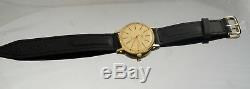 LUCH Russian Soviet USSR 23 Jewels Slim watch gold plated movem case Au 5