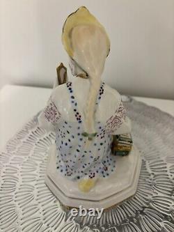 LZFI USSR Soviet Russian 1960 RARE Vintage Porcelain Malachite Box