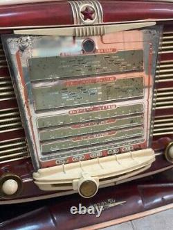 Legend Russian Soviet USSR Vintage Tube Radio? -54 Zvezda-54 Red Star. Rare