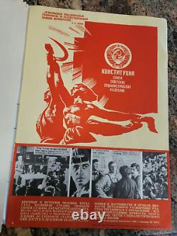 Lenin Russian Soviet USSR-Folio Of 12 Posters-Propaganda-The Party & The People