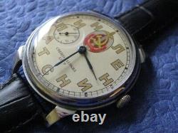 Lenin Stalin Molnija 3602 USSR russian Soviet Mechanical Wristwatch Working 5506